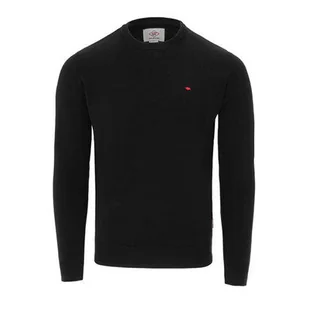 Lee Cooper sweter męski czarny, długi rękaw, dekolt okrągły, Rozmiar M - Swetry męskie - miniaturka - grafika 1