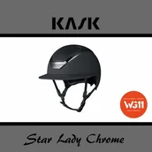 Kaski do jazdy konnej - Kask Sport Kask Star Lady Chrome WG11 - KASK - czarny - roz. 57-59 - miniaturka - grafika 1
