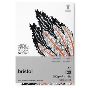 Winsor&Newton, Blok Bristol Extra Gładki, 20 kartek, A5 - Podobrazia, bloki, papiery - miniaturka - grafika 1