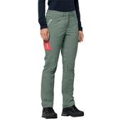 Spodnie sportowe damskie - Spodnie softshellowe OVERLAND PANTS W hedge green - 40 - miniaturka - grafika 1