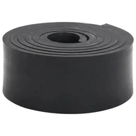 Zamiatarki - vidaXL Gumowa krawędź do pługa śnieżnego czarna 250x8x1 cm - miniaturka - grafika 1