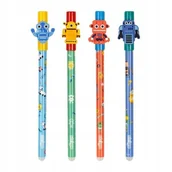Długopisy - Długopis wymazywalny STRIGO roboty 0,5mm mix wzorów wkład niebieski 1szt. /SSC185/ - miniaturka - grafika 1
