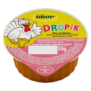 Drop Pasztecik Dropik z dodatkiem indyka 50 g - Pasztet i przetwory mięsne - miniaturka - grafika 1
