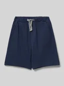 Spodnie i spodenki dla chłopców - Szorty z dzianiny dresowej z wpuszczanymi kieszeniami - miniaturka - grafika 1