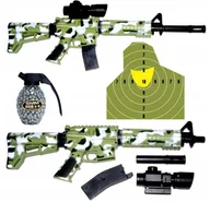 Zabawki militarne - M16 NA KULKI 56 cm Pistolet Pistolety - miniaturka - grafika 1