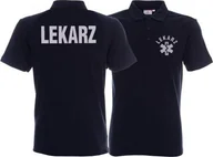 Odzież robocza - Promostars LPP - Koszulka Polo ratownicza granatowa męska odblaskowa - miniaturka - grafika 1