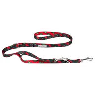 Smycze dla psów - Ami Play BeHappy Smycz regulowana 7 in 1 Cherry [rozmiar M] 100-200 x 2cm PAMP314 - miniaturka - grafika 1