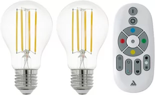 Eglo Żarówka LED 12255 2x6W E27 A60 4000K 806Lm przezroczysta - Żarówki LED - miniaturka - grafika 1