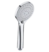 Słuchawki prysznicowe - Omnires Yosemite Słuchawka prysznicowa 5-funkcyjna 10,2x10,2 cm chrom YOSEMITE-RCR - miniaturka - grafika 1