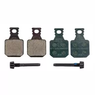 Hamulce rowerowe - Magura 8.S Sport Disc Brake Pads for 4-Piston MT incl. 2 Pad Retaining Screw, green 2021 Klocki hamulcowe do rowerów elektrycznych 02701925 - miniaturka - grafika 1