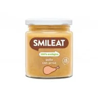 Dania dla dzieci - Smileat Słoiczek z ekologicznym kurczakiem i ryżem dla niemowląt po 6 miesiącu 230 g Bio - miniaturka - grafika 1