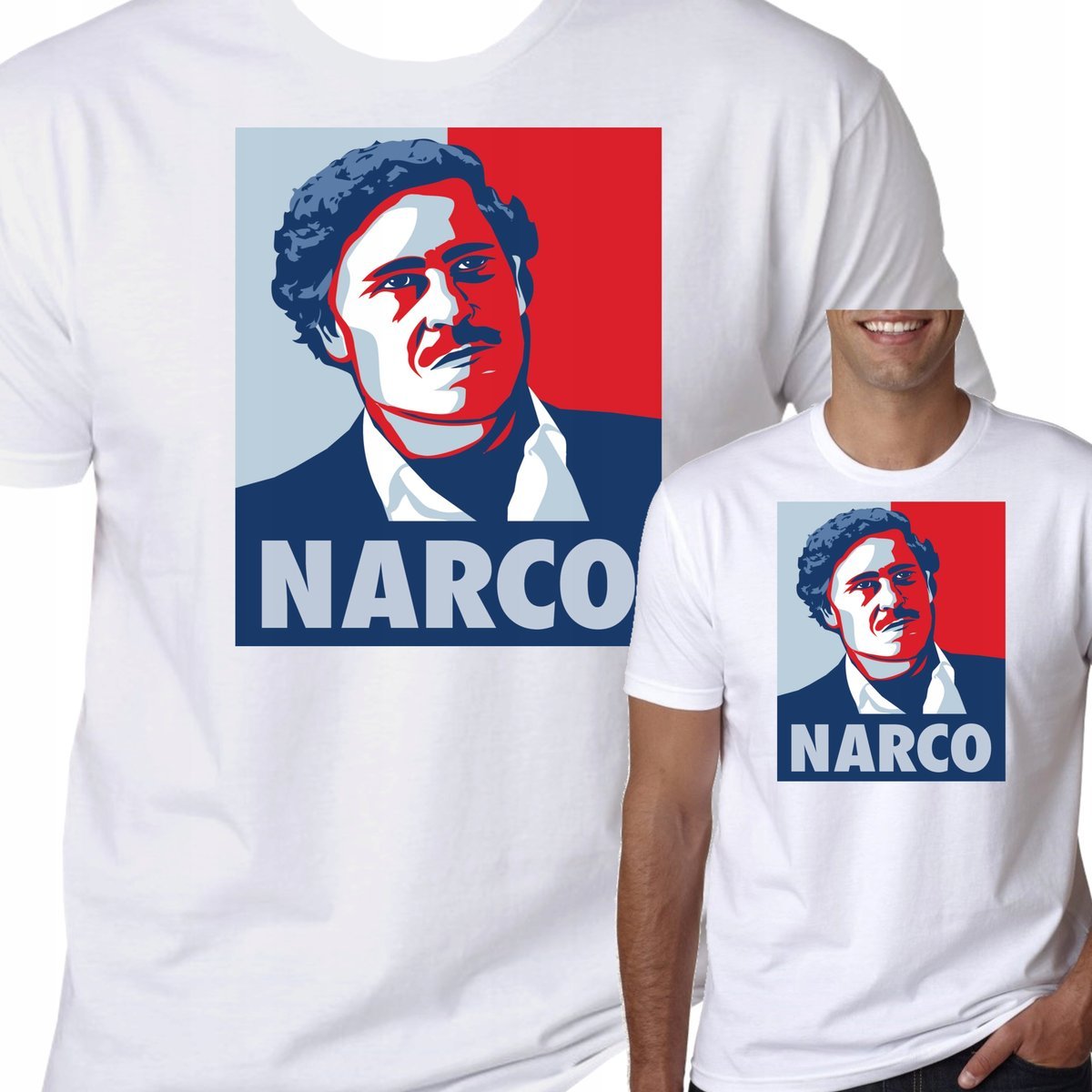 T-Shirt KOSZULKA NARCOS PABLO ESCOBAR M 0736