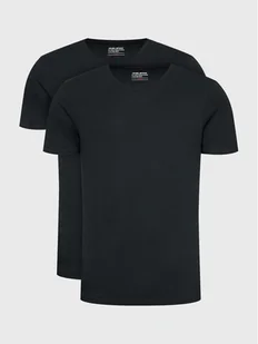 Blend Komplet 2 t-shirtów Dinton 701996 Czarny Slim Fit - Koszulki męskie - miniaturka - grafika 1