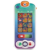 Zabawki interaktywne dla dzieci - VTECH, Smartfonik Małego Odkrywcy, 61588 - miniaturka - grafika 1