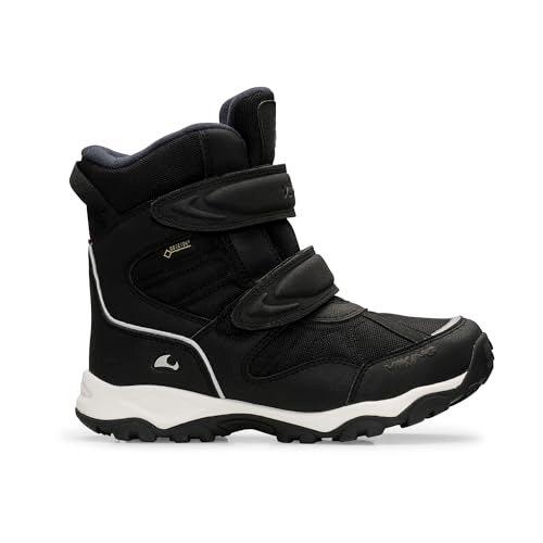 Viking Beito Warm GTX 2V śniegowce, czarne, 10 UK dziecko, Czarny, 10 UK Child