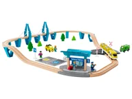 Zabawki kreatywne - Playtive Drewniana kolejka Dżungla lub Stacja kolejowa (Stacja kolejowa) - miniaturka - grafika 1