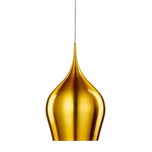 Lśniąca lampa wisząca Vibrant w kolorze złota - Lampy sufitowe - miniaturka - grafika 1
