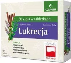 Colfarm Lukrecja 60 t odporność - Witaminy i minerały - miniaturka - grafika 1