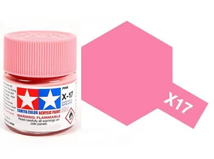 Tamiya Acrylic 81017 X-17 Pink 23Ml [Gloss] - Akcesoria i części modelarskie - miniaturka - grafika 1