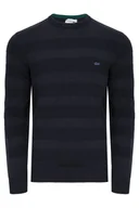 Swetry męskie - Lacoste Sweter Męski Logo Granatowy Prezent Xl - miniaturka - grafika 1