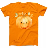 Moda i Uroda OUTLET - Koszulka Dziecięca na Halloween Święto Dyni Dla Chłopca Dziewczynki Liście - miniaturka - grafika 1