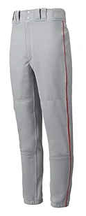 Mizuno Męskie 350148.9110.06.L Premier Piped Pant L szaro-czerwony, duże - Baseball, krykiet, palant - miniaturka - grafika 1