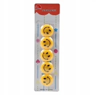 Magnesy - EMOTKI BUŹKI ŻÓŁTE MAGNESY NA LODÓWKĘ ZESTAW MAGNESÓW 5SZT - miniaturka - grafika 1