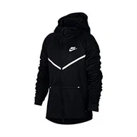 Bluzy damskie - Nike Unisex dzieci B Nsw Tch Ssnl top bluza czarny/biały XS - miniaturka - grafika 1