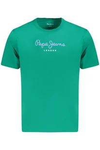 PEPE JEANS KOSZULKA Z KRÓTKIM RĘKAWEM MĘSKA ZIELONA - Portfele - miniaturka - grafika 1