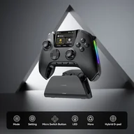 Kontrolery do Nintendo - TEMU Interaktywny Bezprzewodowy Kontroler do Gier z Ekranem dla PC/Switch/iOS//, Dźwignia i Spust , Oświetlenie RGB, Przyciski Możliwe do Zmiany, - miniaturka - grafika 1