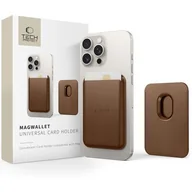 Etui i futerały do telefonów - Etui TECH-PROTECT MagWallet MagSafe Brązowy - miniaturka - grafika 1