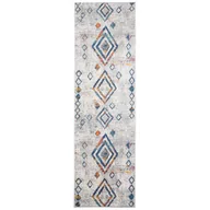 Dywany - Szary chodnik dywanowy w kolorowe romby - Brewis 7X - miniaturka - grafika 1