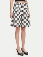 Spodenki damskie - PINKO Szorty materiałowe 105295 A2MF Biały Regular Fit - miniaturka - grafika 1