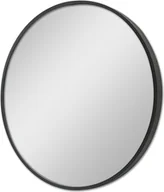 Lustra - Lustro ścienne Modugno 60 cm lustro łazienkowe lustro łazienkowe lustro do makijażu lustro wiszące lustro okrągłe rama aluminiowa montaż ścienny czarny - miniaturka - grafika 1