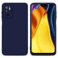 Etui i futerały do telefonów - Pokrowiec Etui Do Xiaomi RedMi NOTE 10 5G / POCO M3 PRO 5G w FLUID CIEMNONIEBIESKI TPU Silikonowe Obudowa Ochronny Case Cover Cadorabo - miniaturka - grafika 1