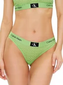 Majtki damskie - Calvin Klein Stringi Zielone Damskie Koronkowe S 0Z5D2_G* S 0Z5 - miniaturka - grafika 1