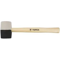 Młotki - Topex młotek gumowy, czarno-biały, 680g, , 02A355 - miniaturka - grafika 1