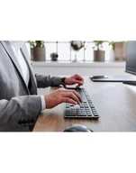 Klawiatury - cherry KW X ULTRA LOW PROFILE/CORDLESS PE PAN-NORDIC USB BLACK G8U-27000LTBPN-2 - miniaturka - grafika 1