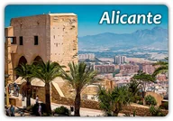Magnesy - HISZPANIA - ALICANTE - Panorama - Magnes na lodówkę - miniaturka - grafika 1