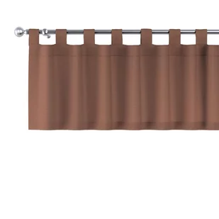 Dekoria Lambrekin na szelkach brązowy 130 × 40 cm Loneta 1356-133-09 - Zasłony - miniaturka - grafika 1