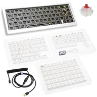 Klawiatury - Ducky Outlaw 65 USB Srebrny GATA-2496 - miniaturka - grafika 1