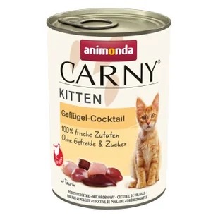 animonda Carny mokra karma dla kociąt Koktajl z drobiem 12x400 g - Mokra karma dla kotów - miniaturka - grafika 1