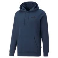 Bluzy męskie - Puma Bluza Męska Z Kapturem Ess Small Logo Hoodie Morska Zieleń 586691 97 S - miniaturka - grafika 1