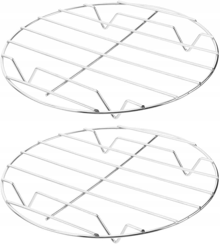 2x WKŁAD RUSZT PIĘTRO DO AIR FRYERA FRYTKOWNICY BEZTŁUSZCZOWEJ GRILL TACKA