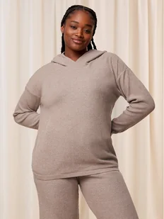 Triumph Bluza Thermal MyWear Hoodie 10216548 Beżowy Regular Fit - Piżamy damskie - miniaturka - grafika 1