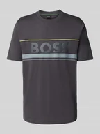 Koszulki męskie - T-shirt o kroju regular fit z czystej bawełny model ‘ICONIC ZONE’ - miniaturka - grafika 1