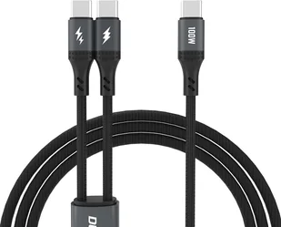 Kabel USB Dudao Kabel Dudao L3F 2w1 100W 1,2m 2 x USB-C - czarny - Kable USB - miniaturka - grafika 1