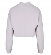 Bluzy damskie - URBAN CLASSICS LILA KRÓTKA BLUZA Z GOLFEM I DŁUGIM RĘKAWEM 4XL JQA - miniaturka - grafika 1