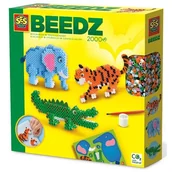 Prace ręczne dla dzieci - Koraliki prasowanka Zwierzęta Safari Ses Creative - miniaturka - grafika 1