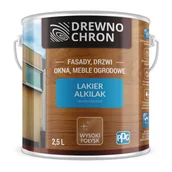 Lakiery do drewna - Lakier Alkilak połysk 2,5 l Drewnochron - miniaturka - grafika 1
